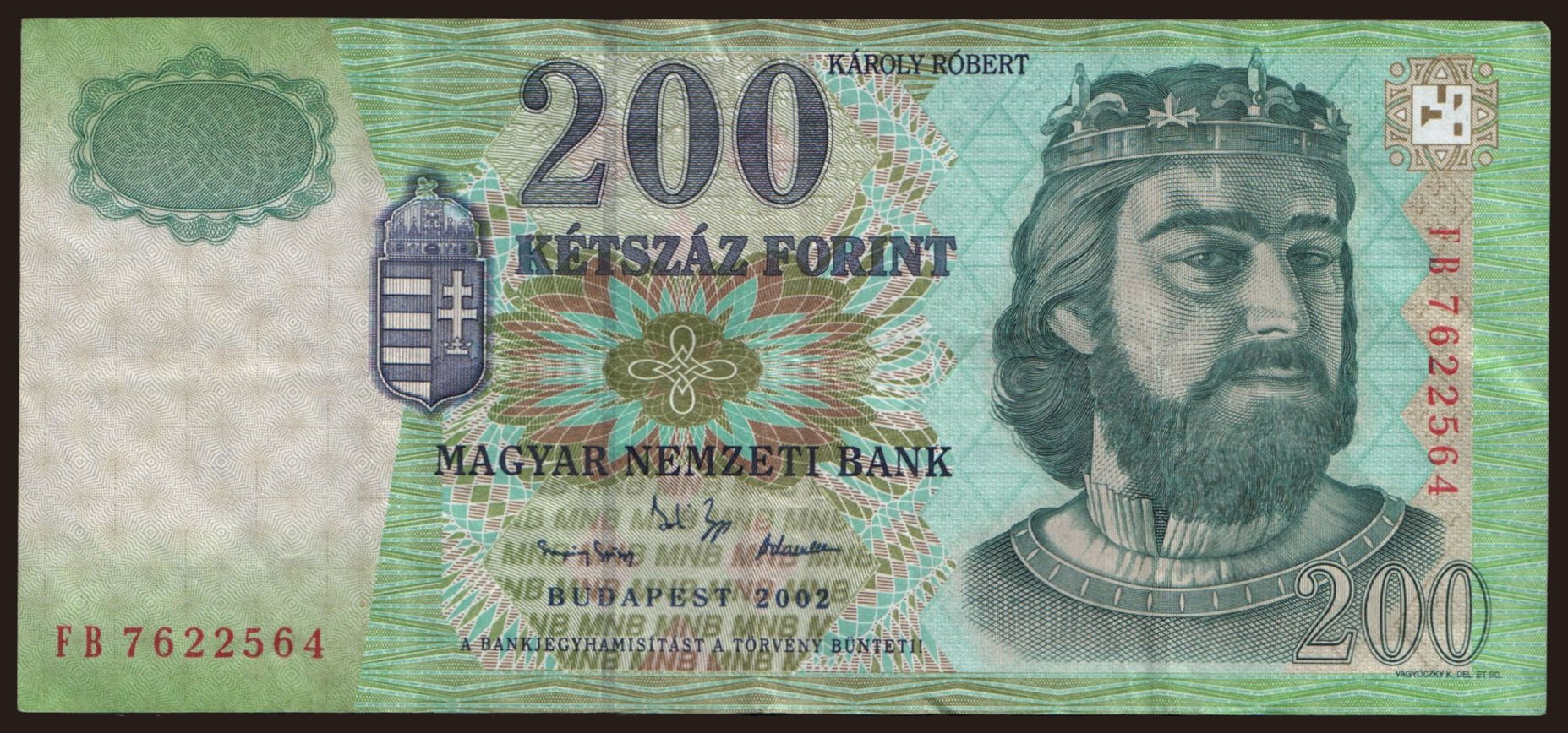 200 forint, 2002