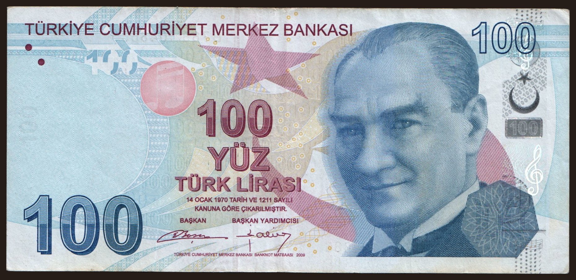100 lira, 2009