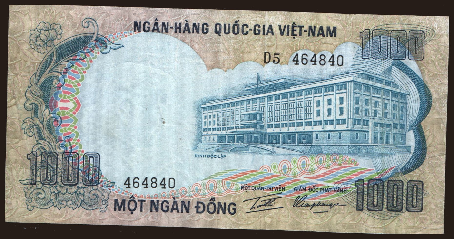 1000 dong, 1972