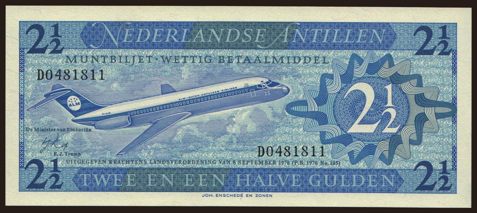 2 1/2 gulden, 1970