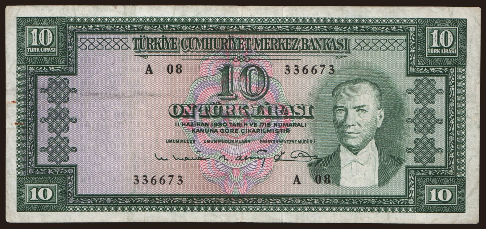 10 lira, 1963