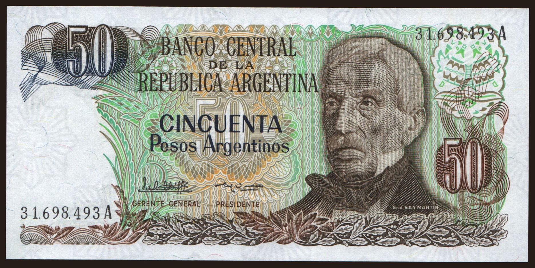 50 pesos, 1983