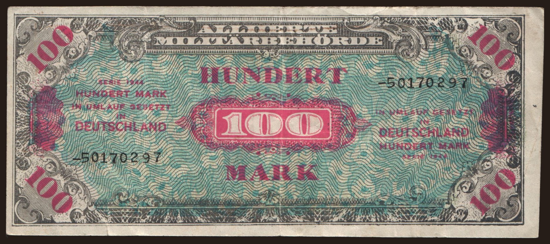 100 Mark, 1944, FALSUM