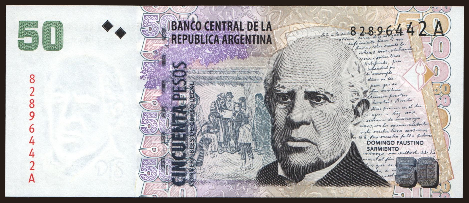 50 pesos, 1999