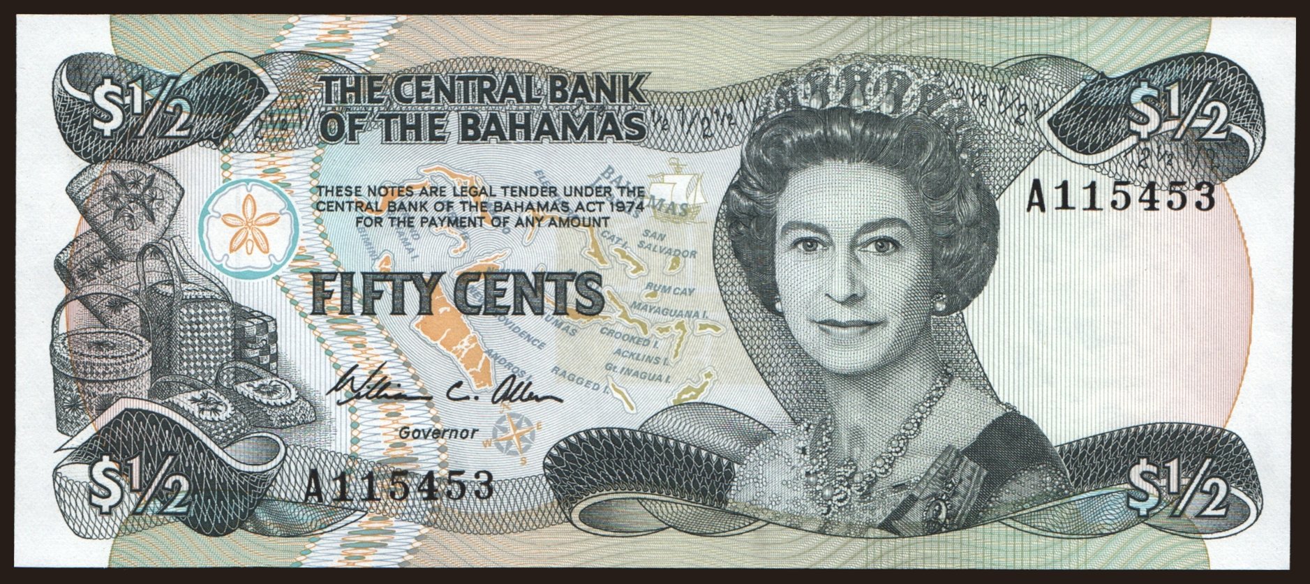 1/2 dollar, 1984