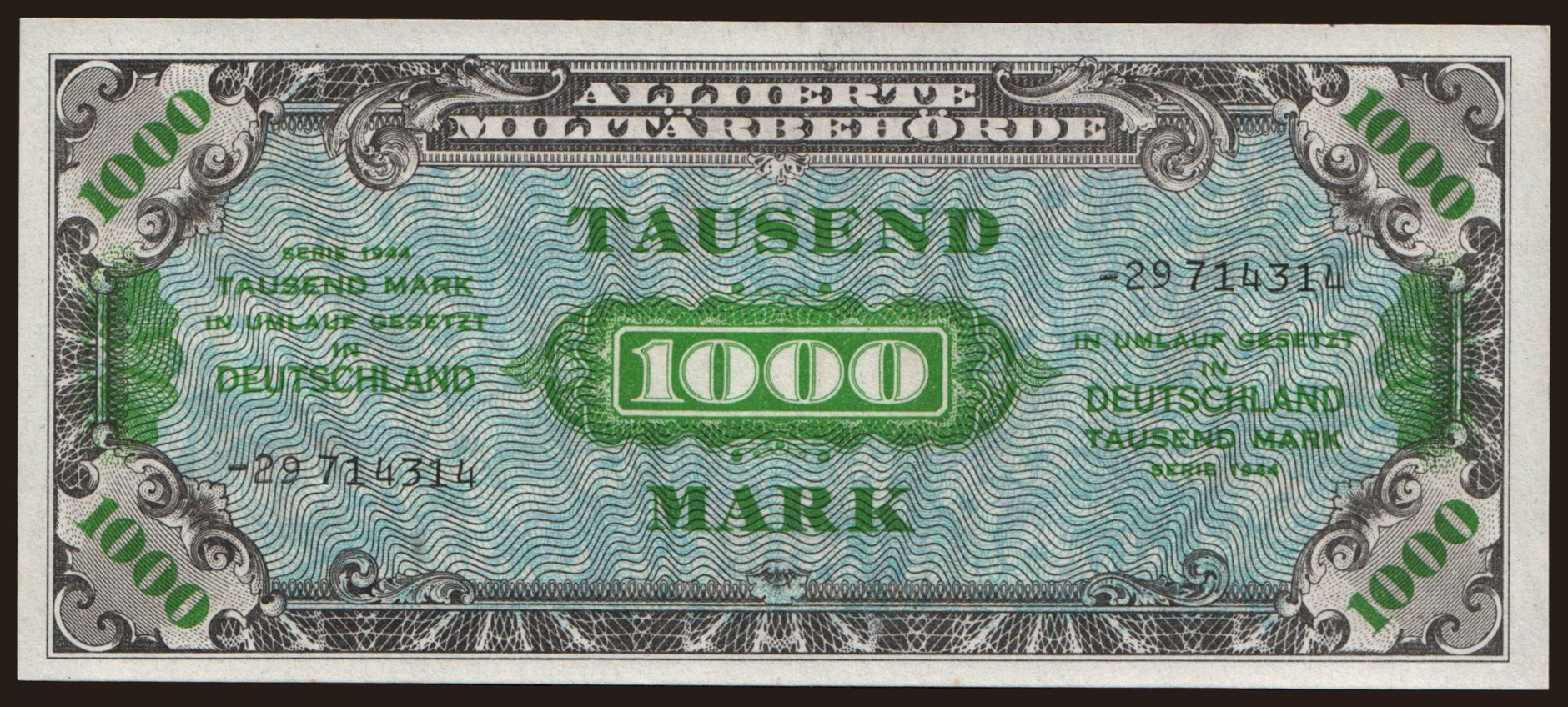 1000 Mark, 1944