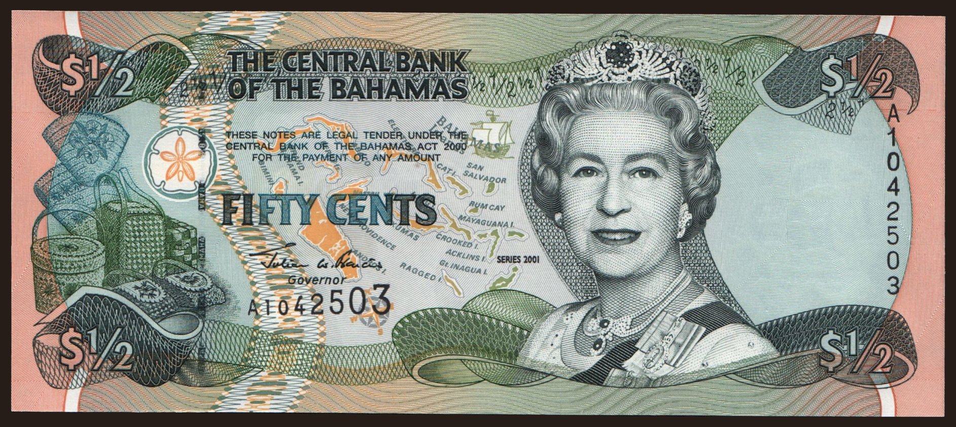 1/2 dollar, 2001