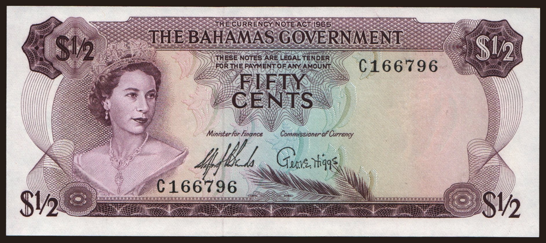 1/2 dollar, 1965