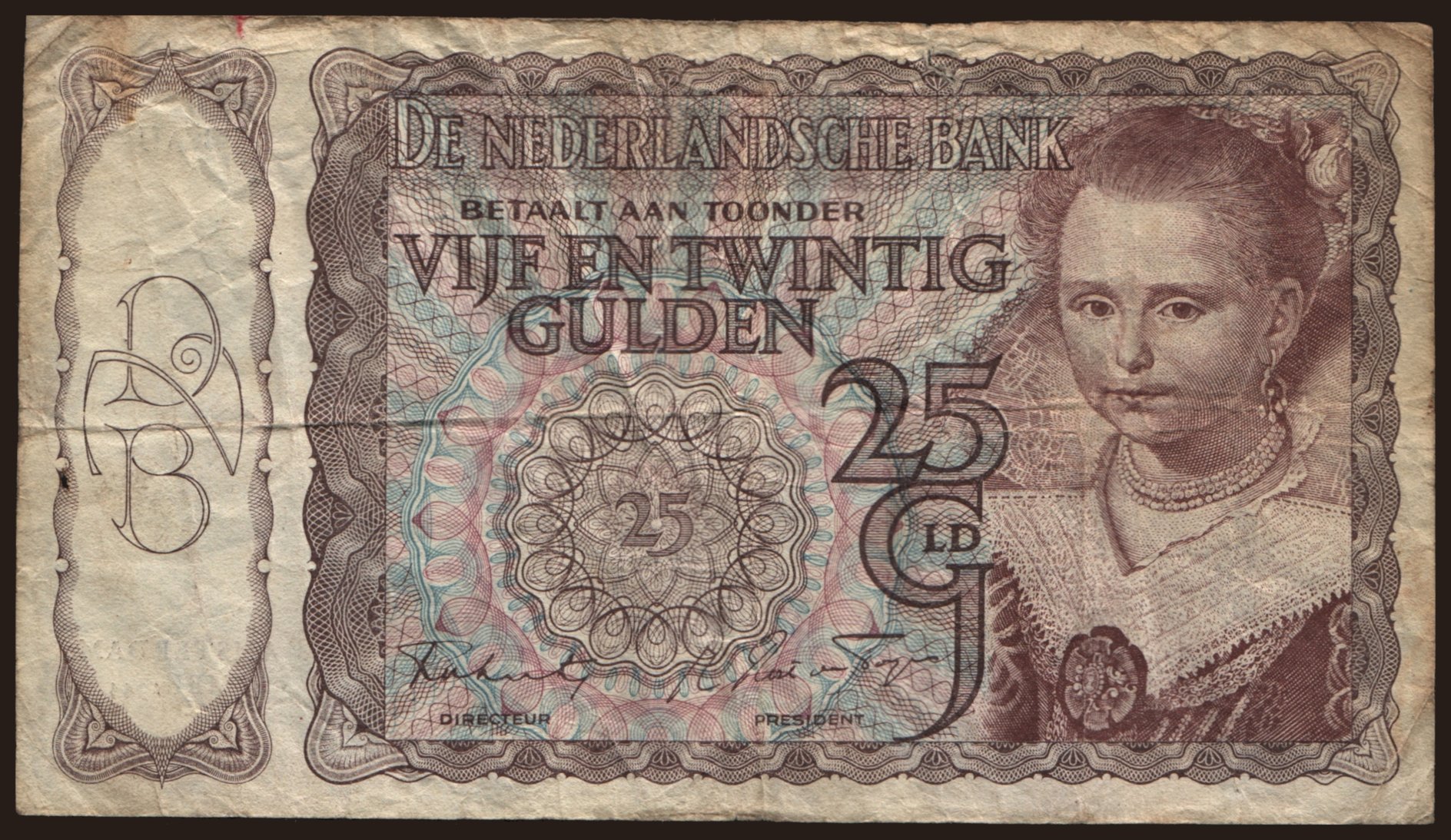 25 gulden, 1944