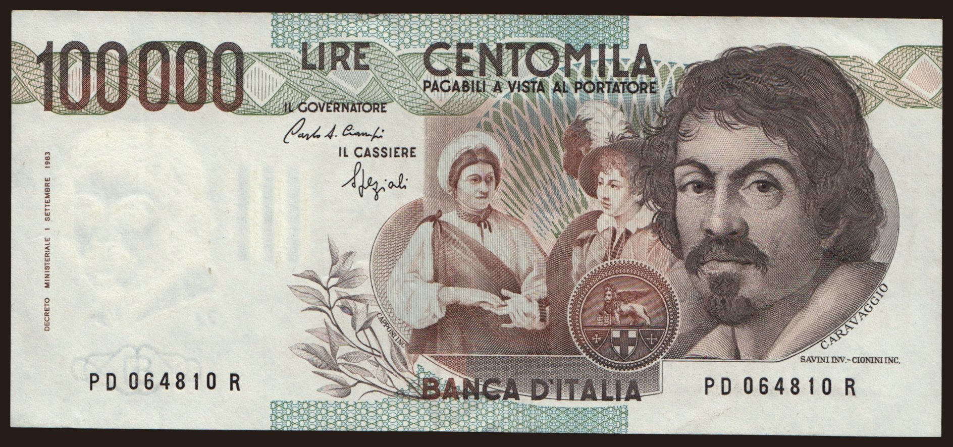 100.000 lire, 1990