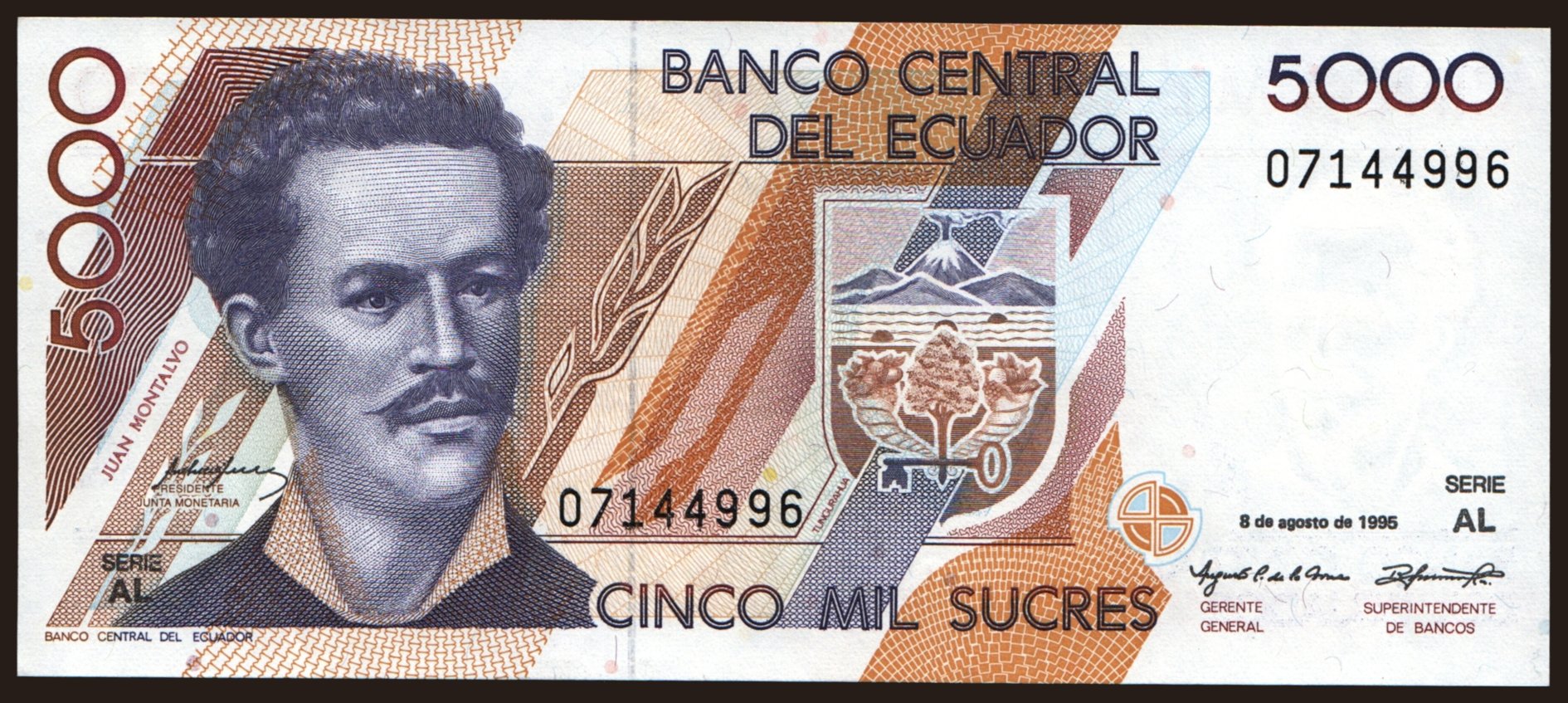 5000 sucres, 1995