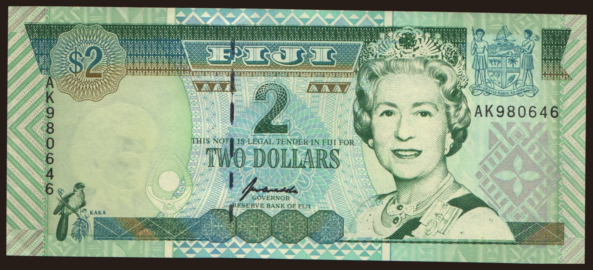 2 dollars, 1996