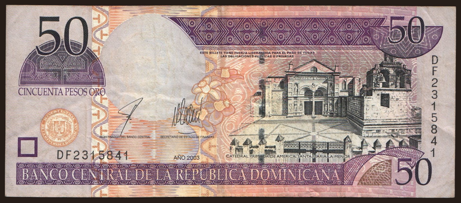 50 pesos, 2003