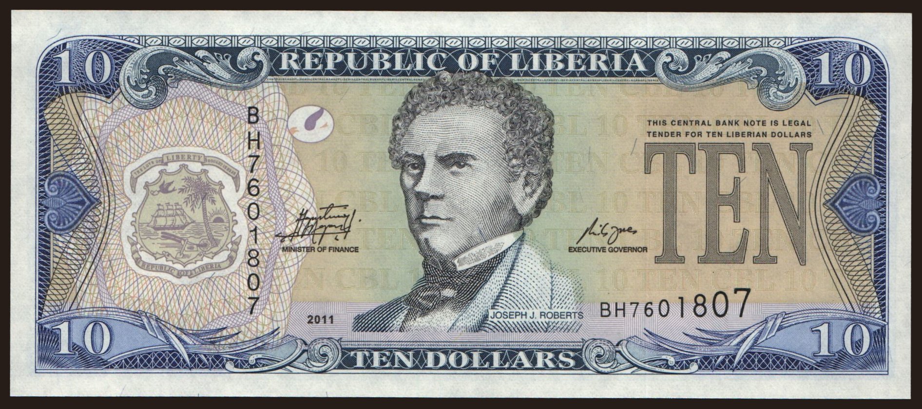 10 dollars, 2011