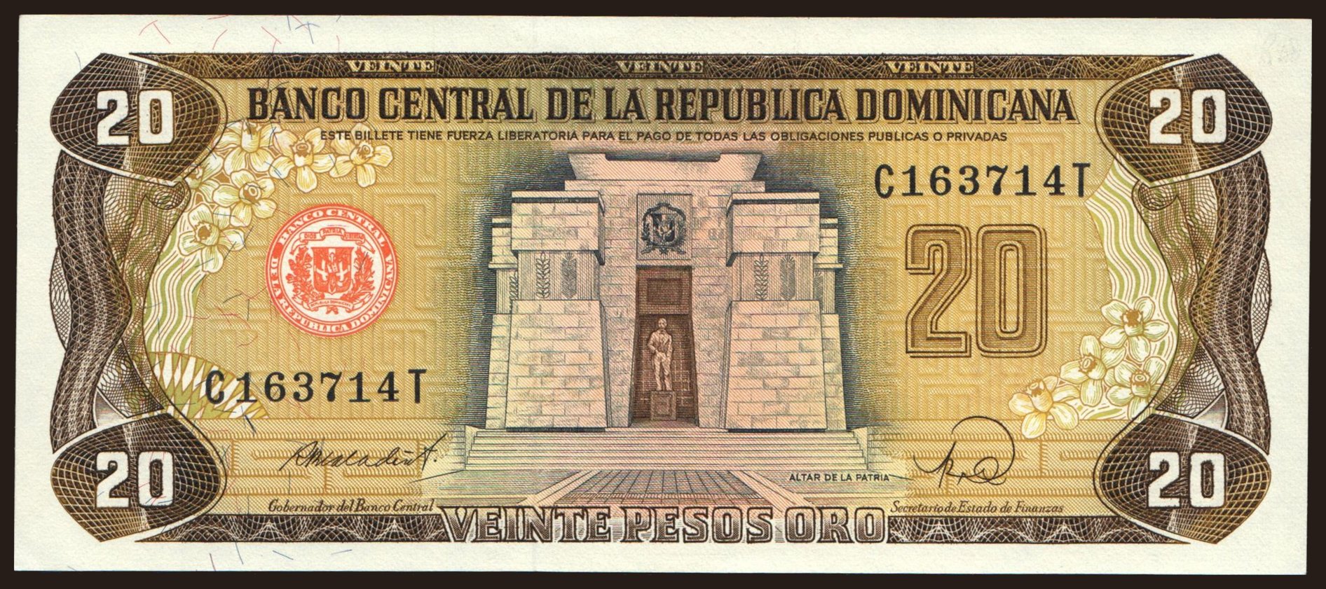 20 pesos, 1988