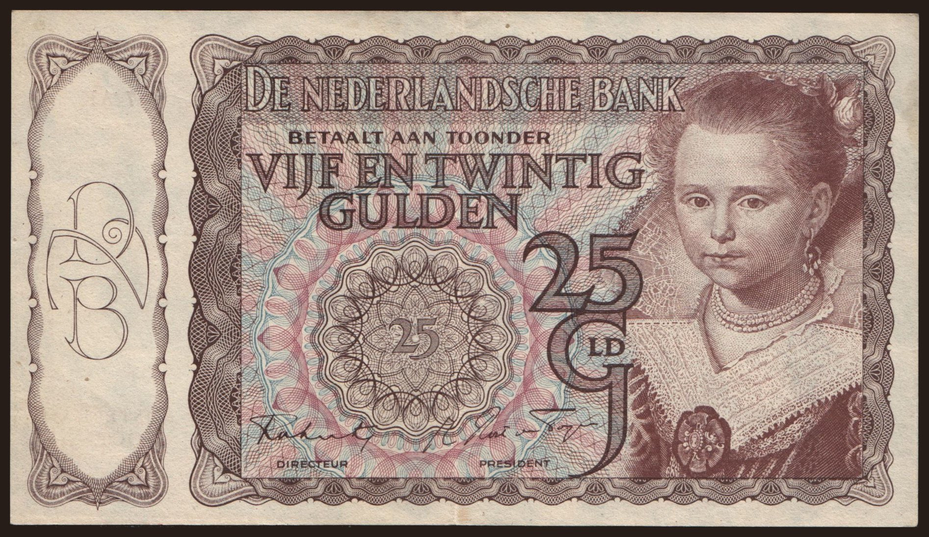 25 gulden, 1943