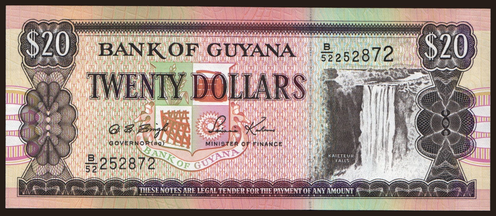 20 dollars, 1996