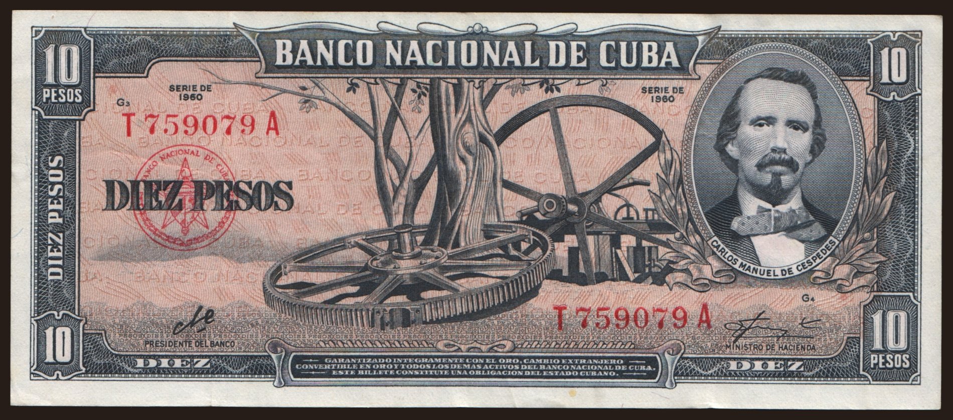 10 pesos, 1960