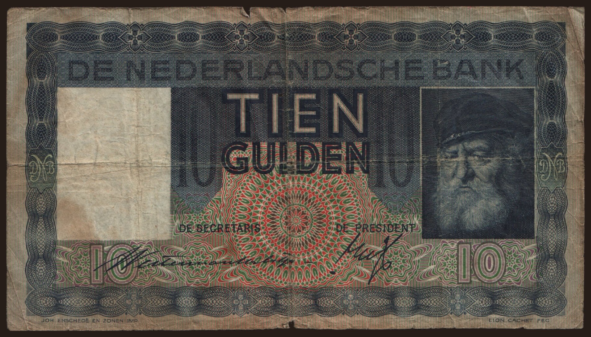10 gulden, 1936