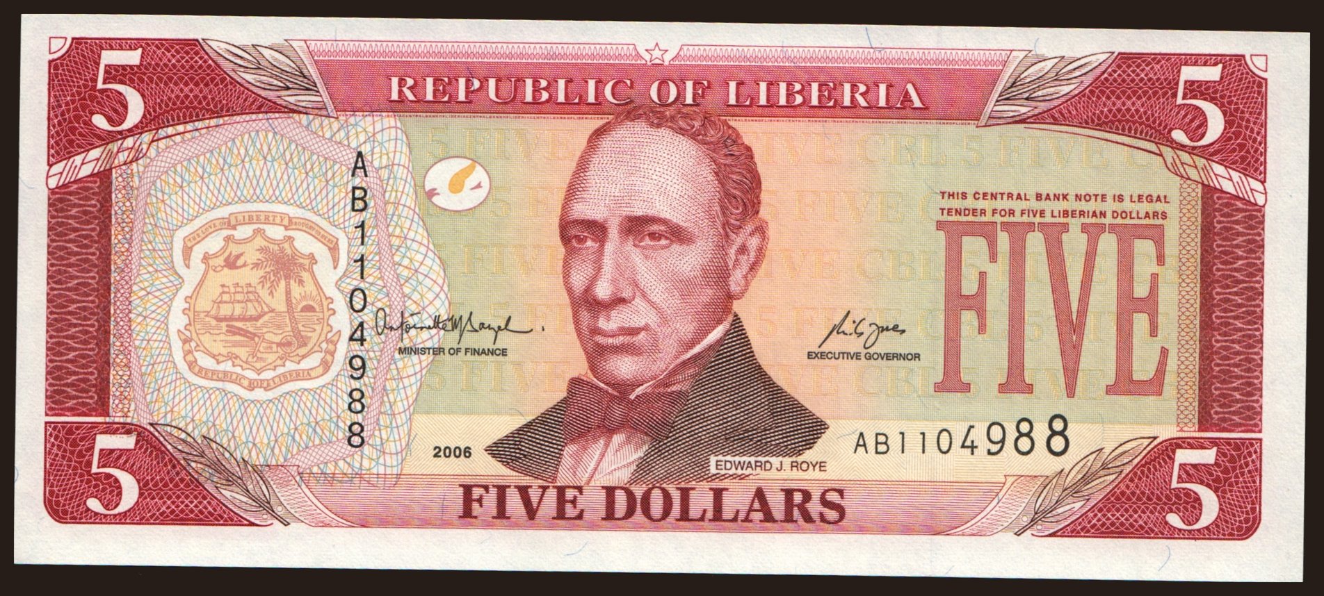 5 dollars, 2006