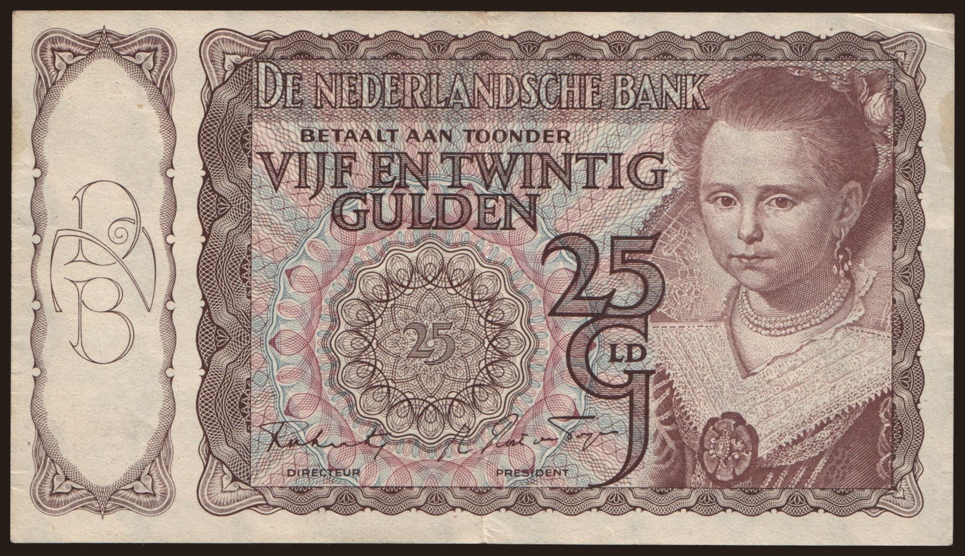 25 gulden, 1943