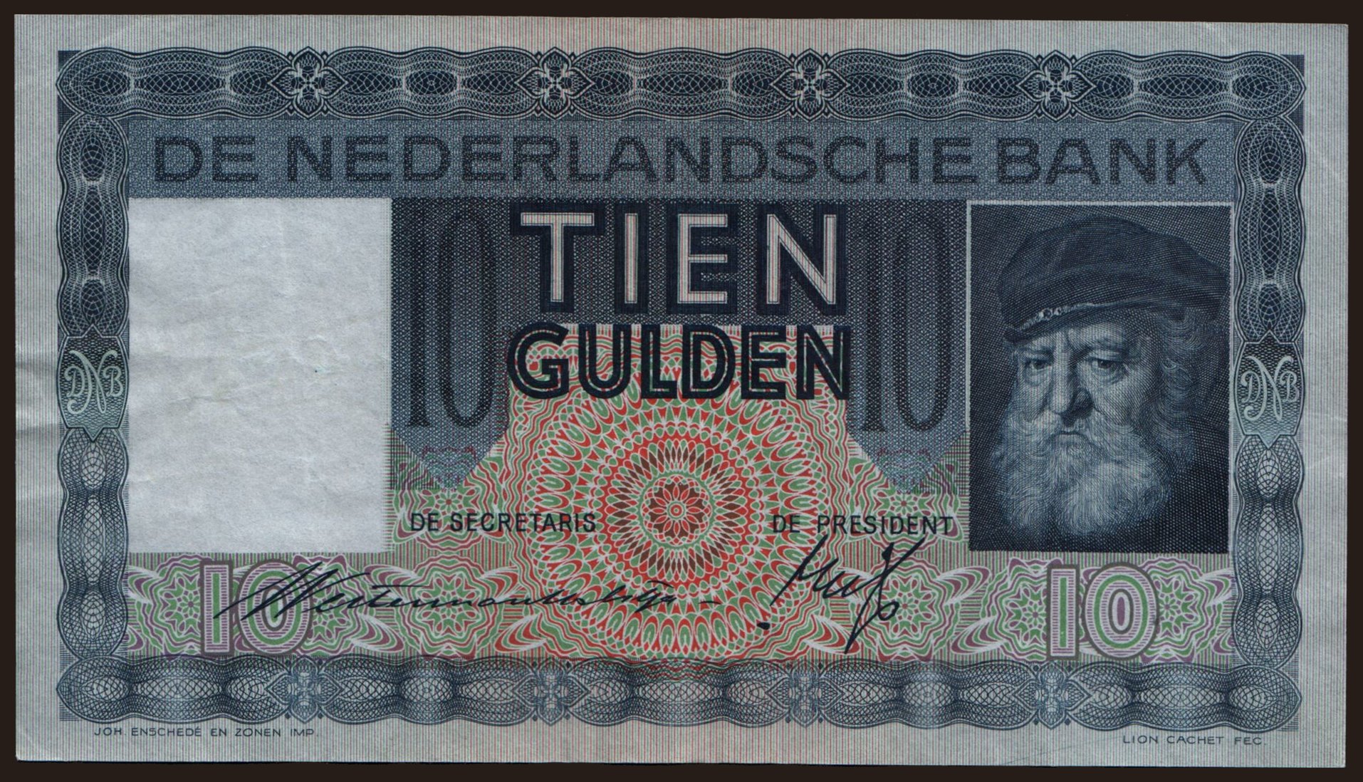 10 gulden, 1933