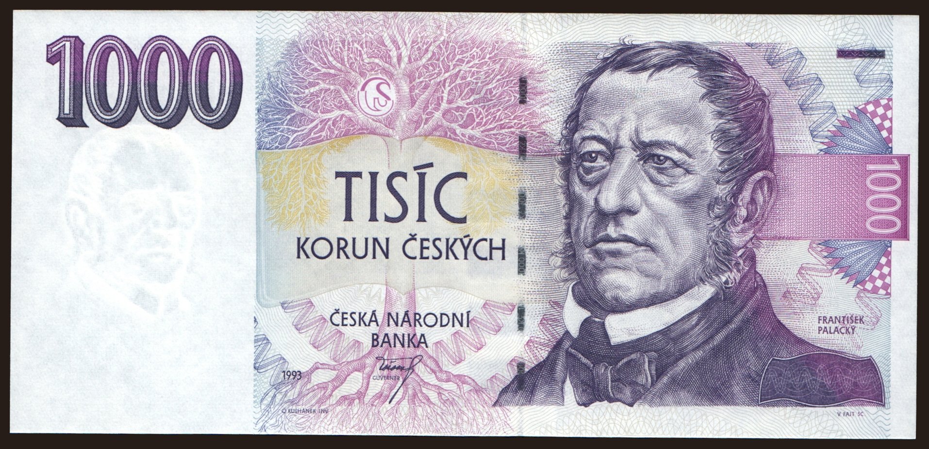 1000 korun, 1993