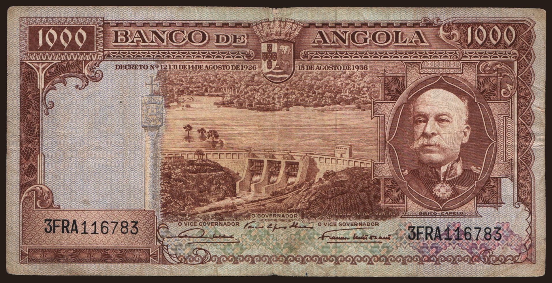1000 escudos, 1956