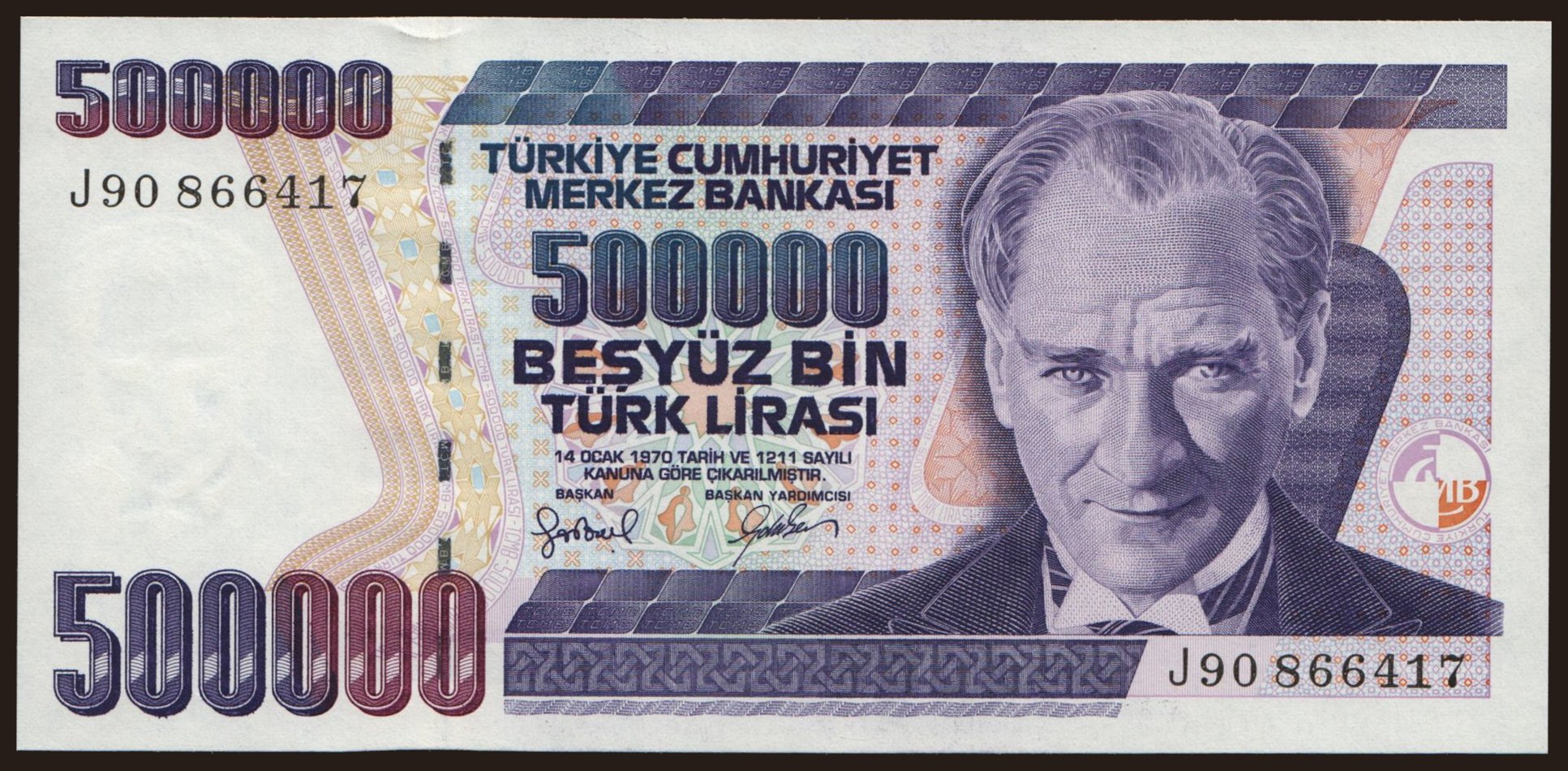 500.000 lira, 1997