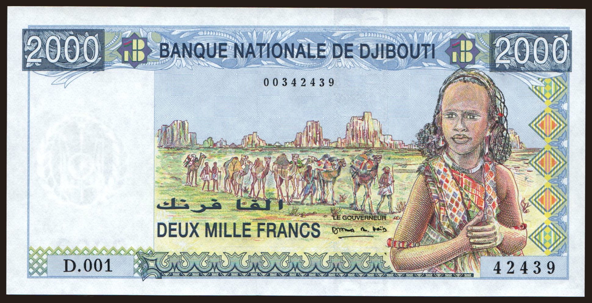 2000 francs, 1997