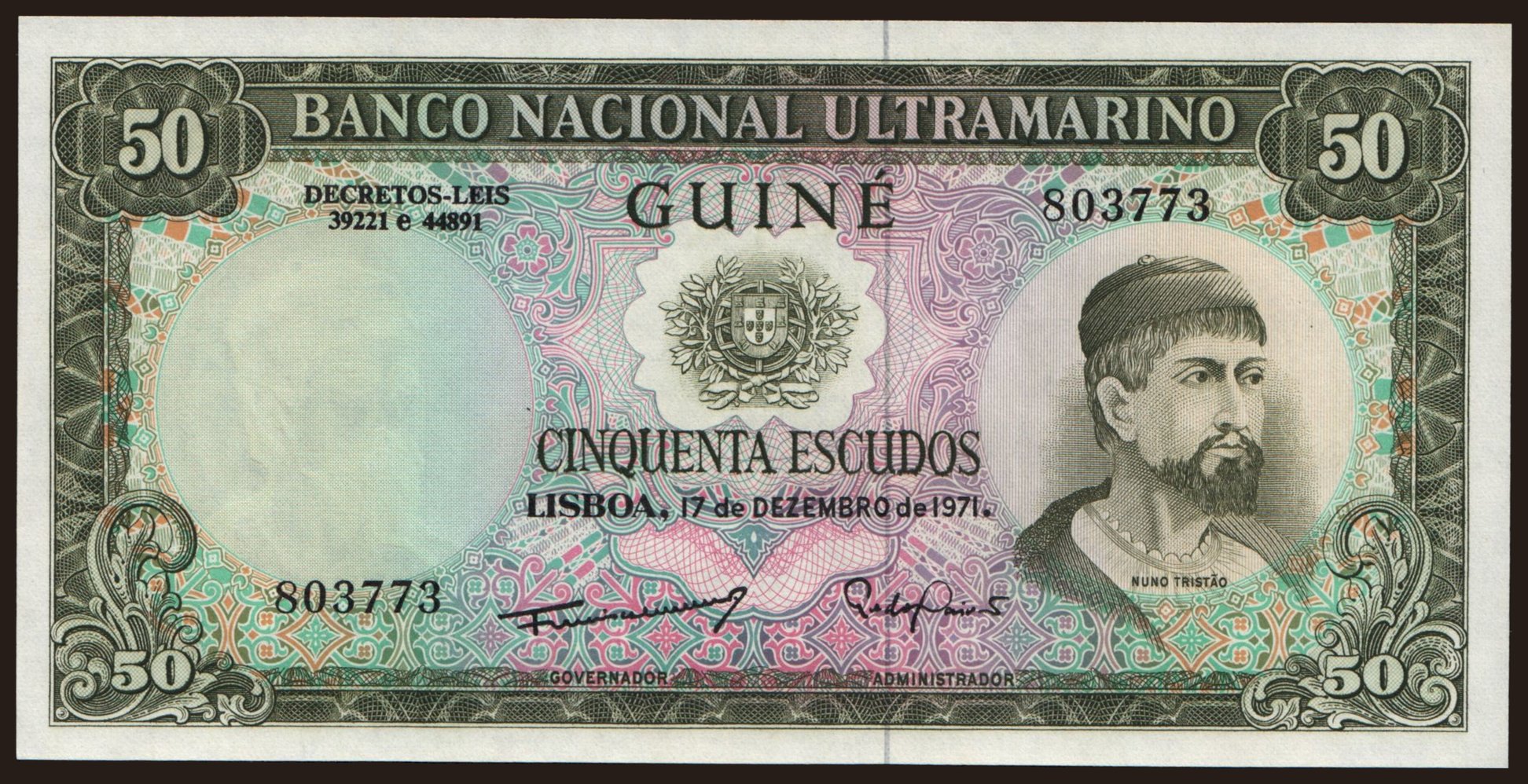 50 escudos, 1971