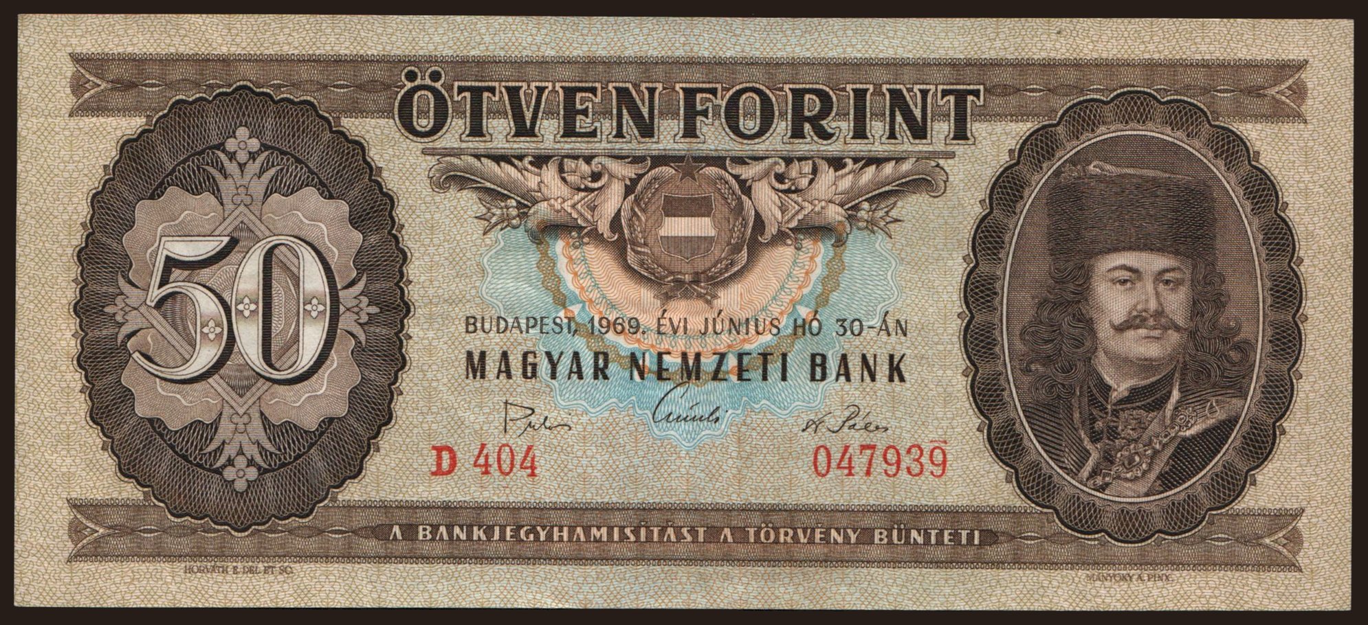 50 forint, 1969