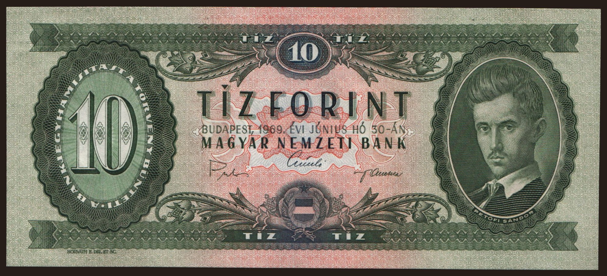 10 forint, 1969