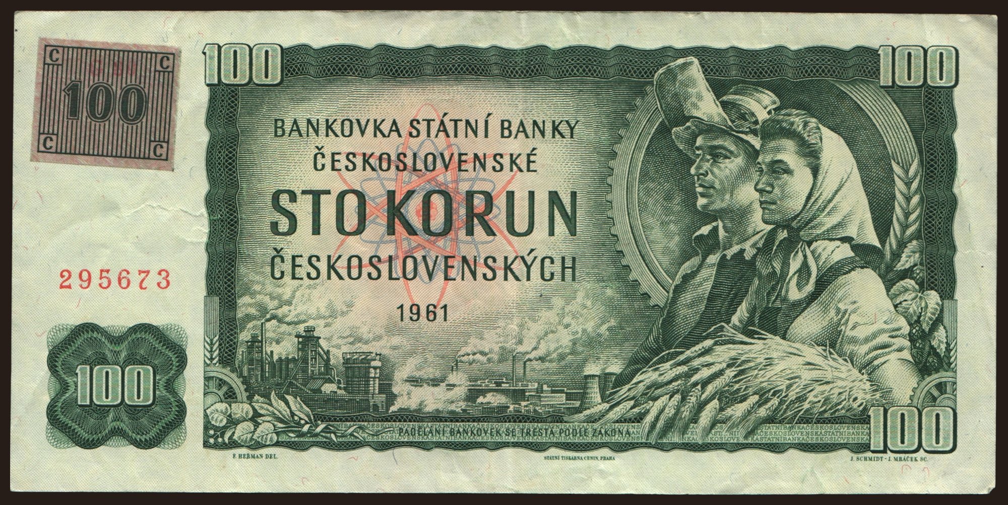100 korun, 1961(93)