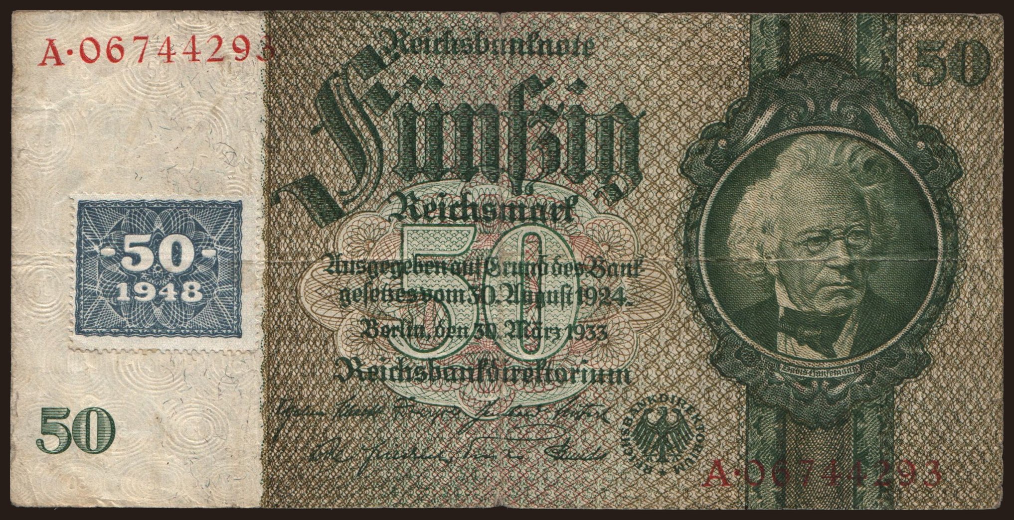 50 Reichsmark, 1933(48)