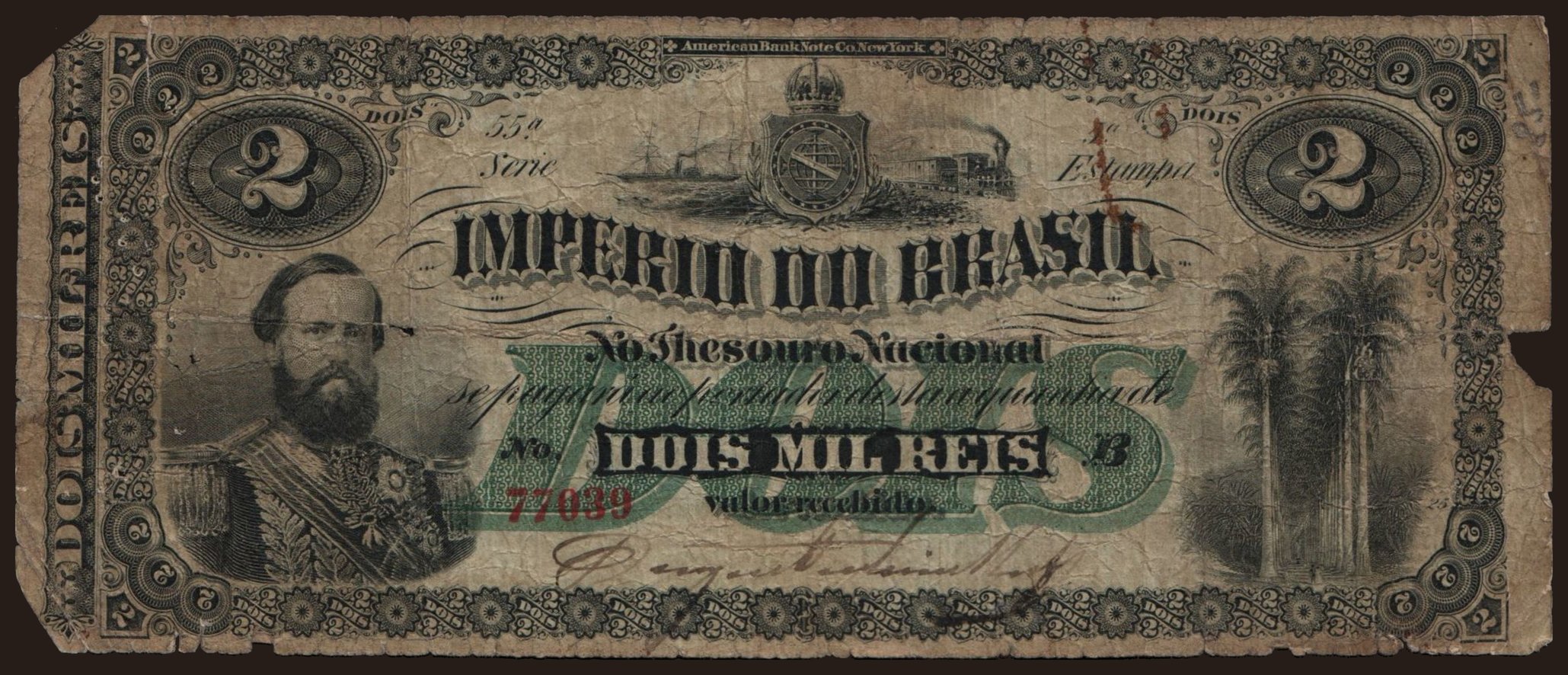 2 Mil Reis, 1870
