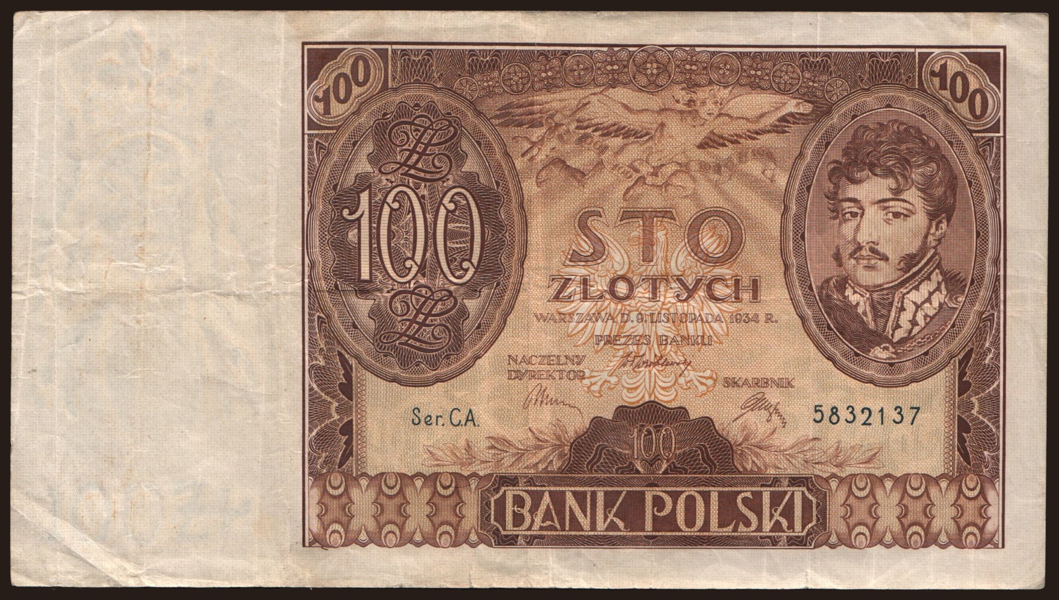 100 zlotych, 1934