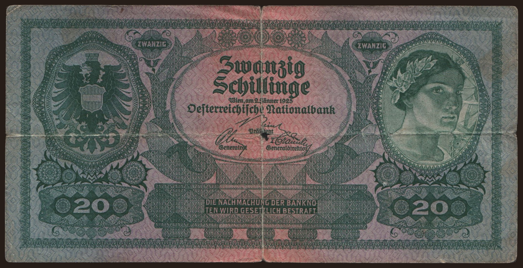 20 Schilling, 1925