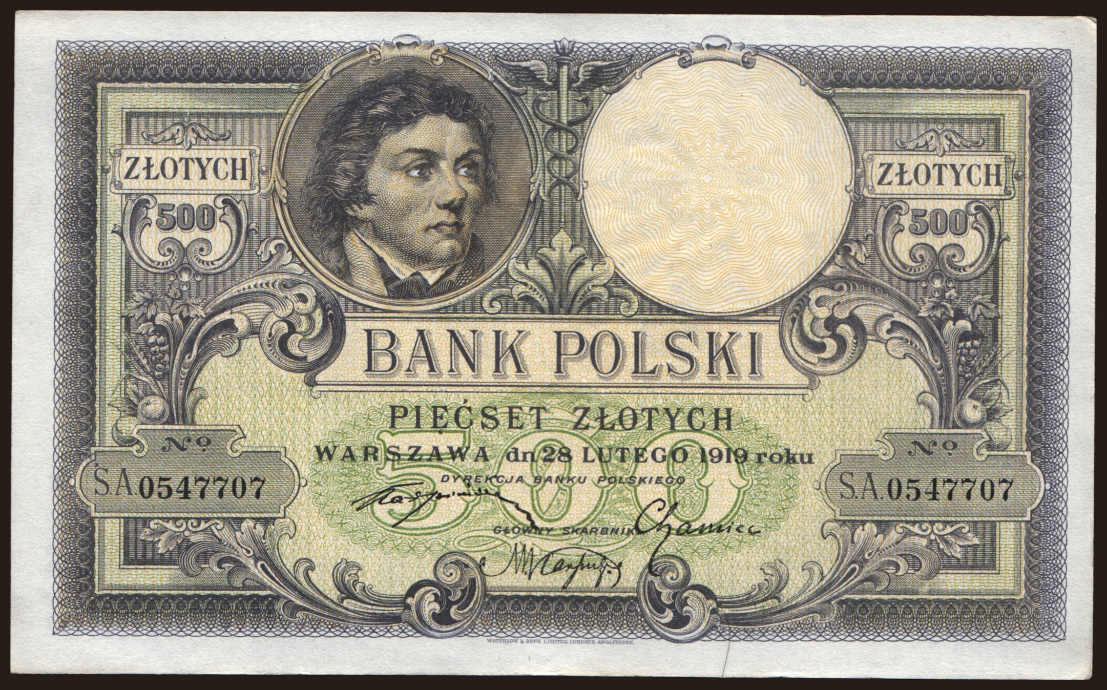 500 zlotych, 1919