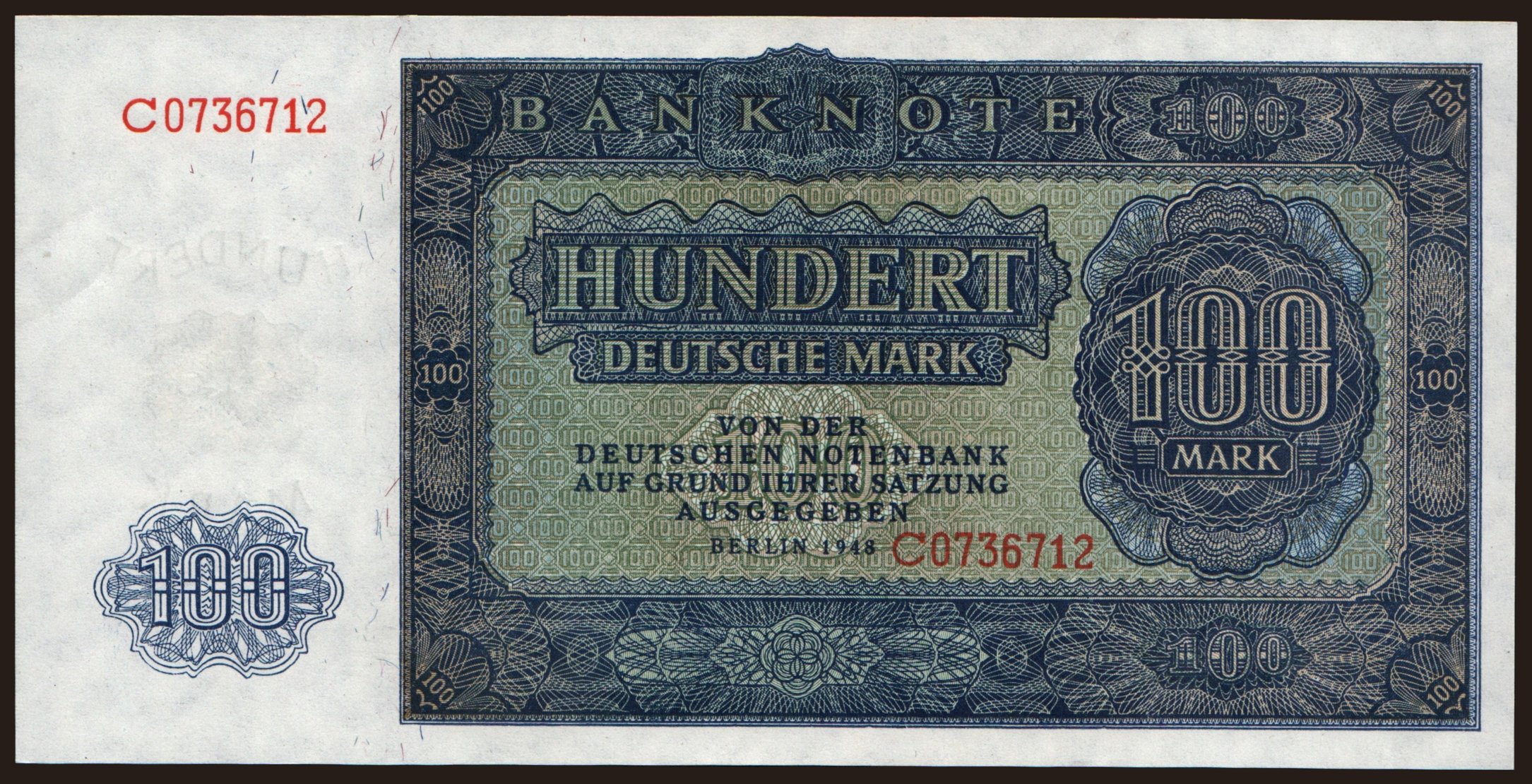 100 Mark, 1948