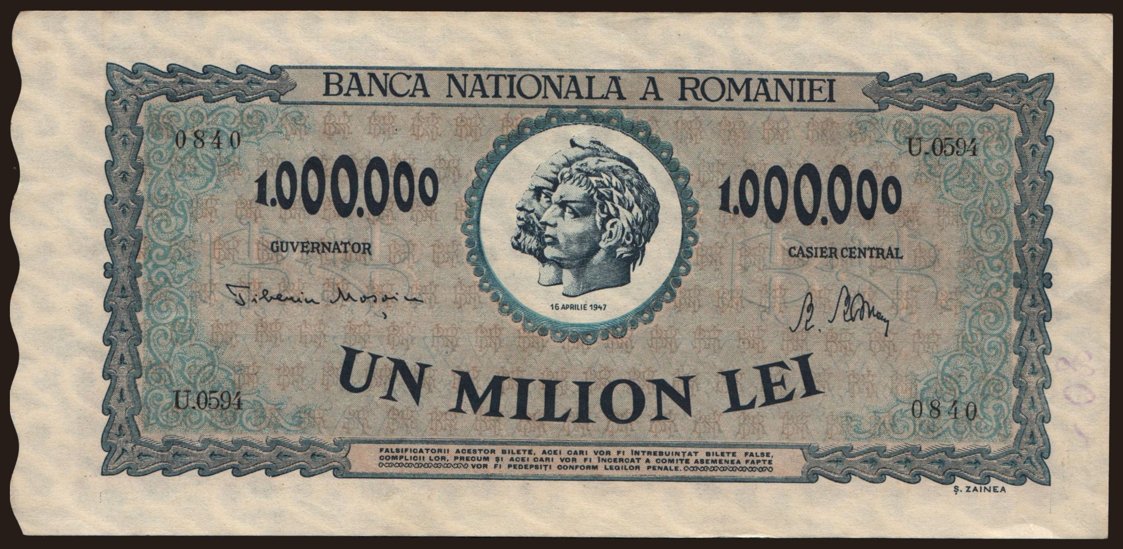 1.000.000 lei, 1947