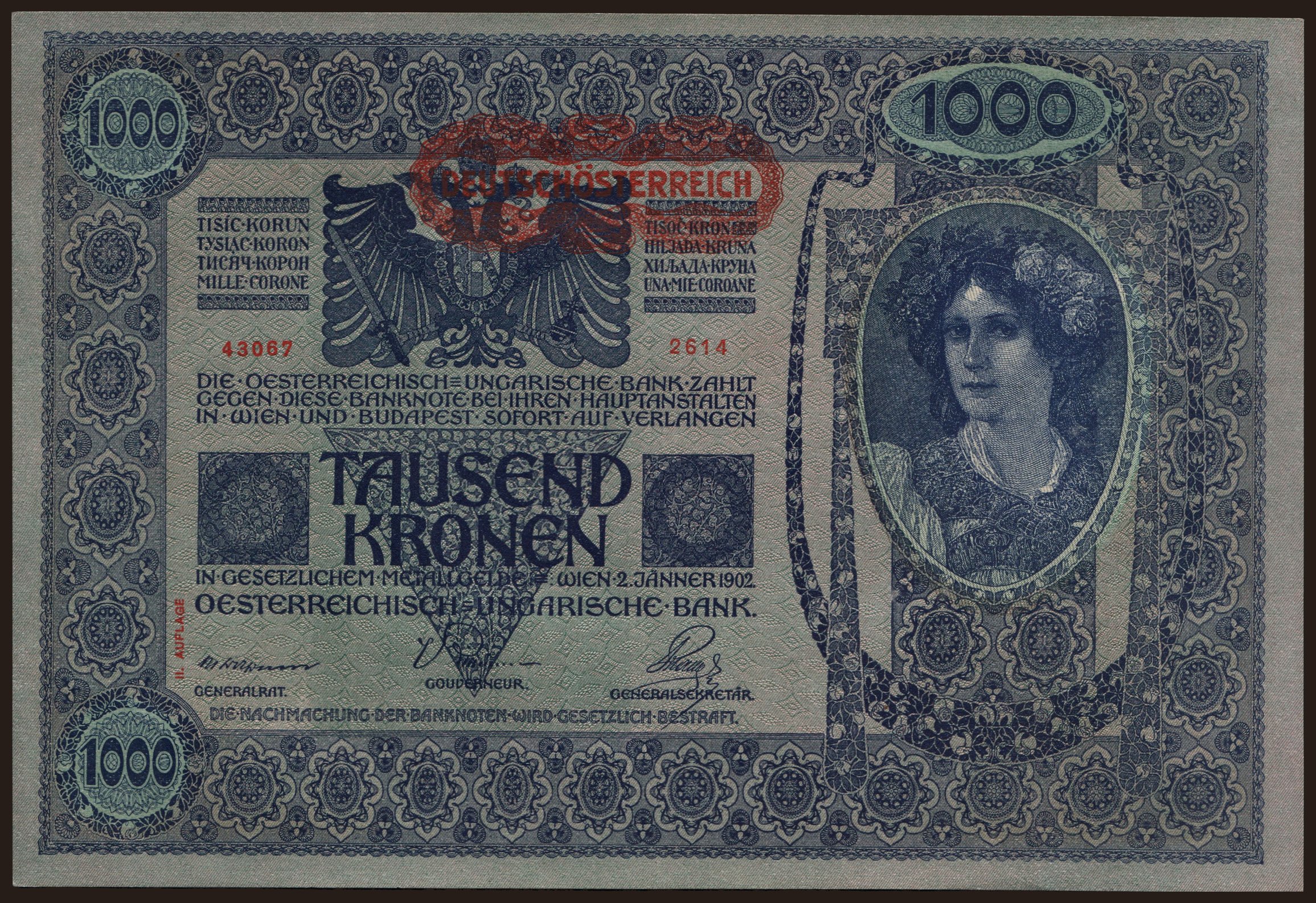 1000 Kronen, 1902(20)