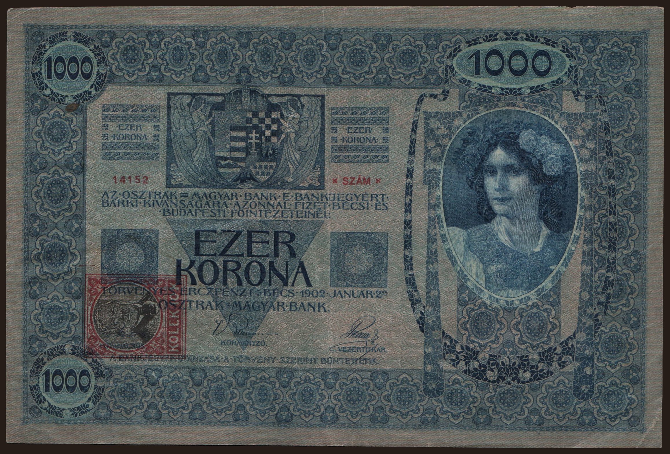 1000 korun, 1902(19)
