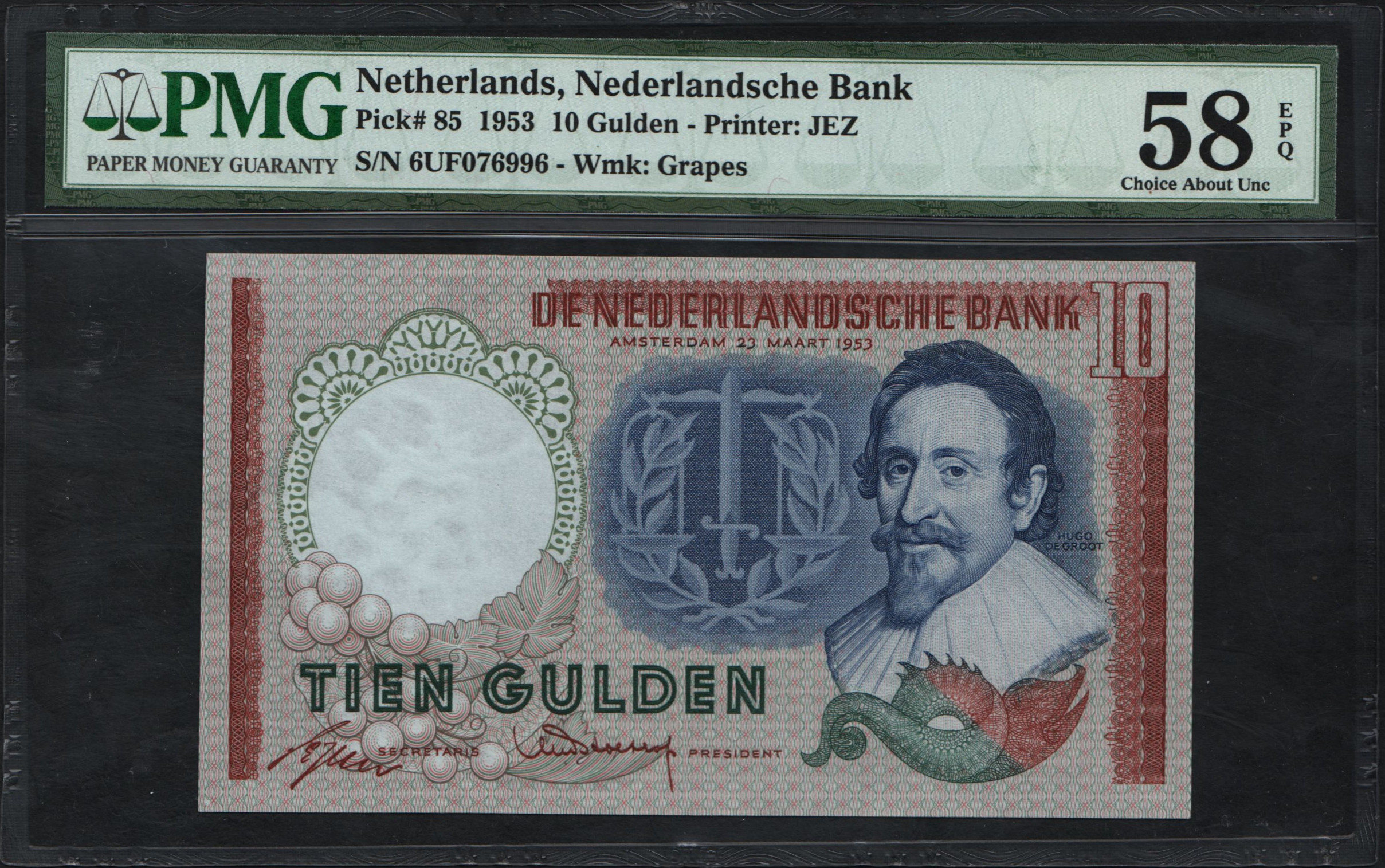 10 gulden, 1953