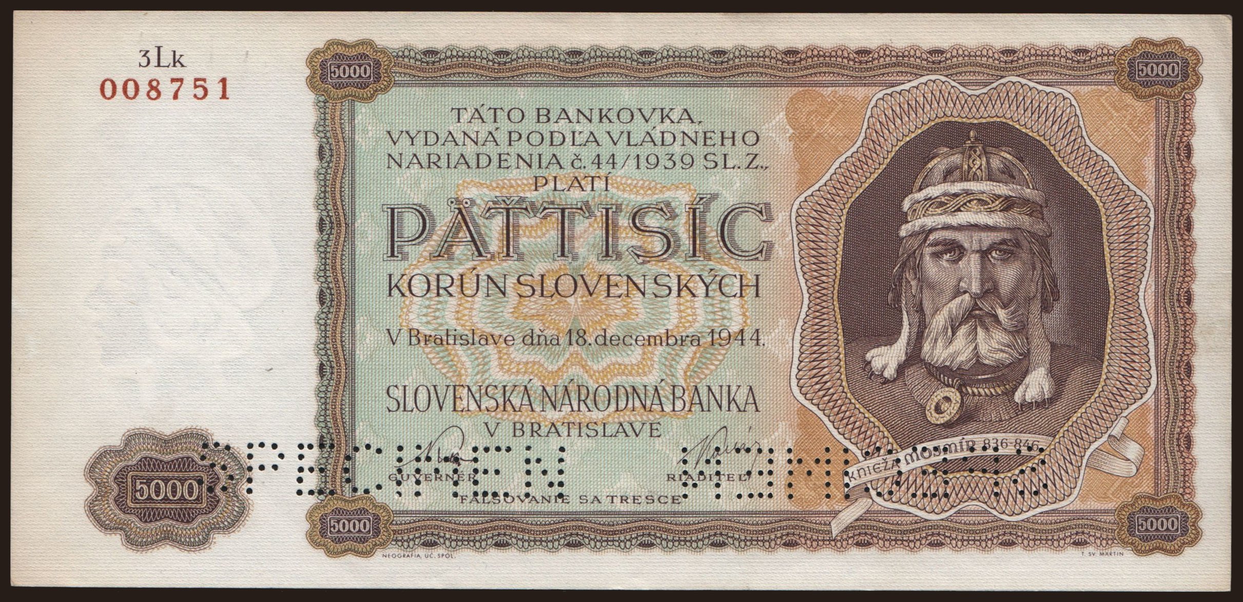 5000 Ks, 1944