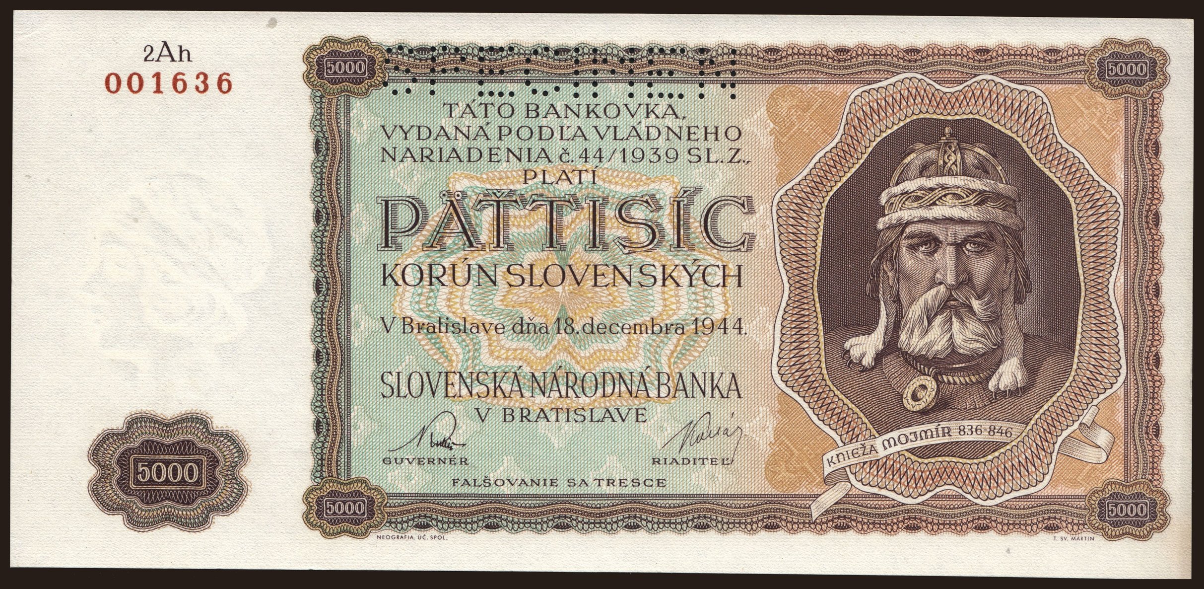 5000 Ks, 1944