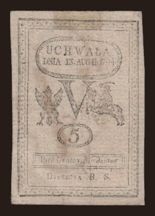 5 groszy, 1794