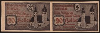 Kitzbühel, 20, 20/50 Heller, 1920