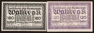 Wallsee, 120, 180 Heller, 1920
