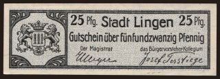 Lingen, 25 Pfennig, 1920